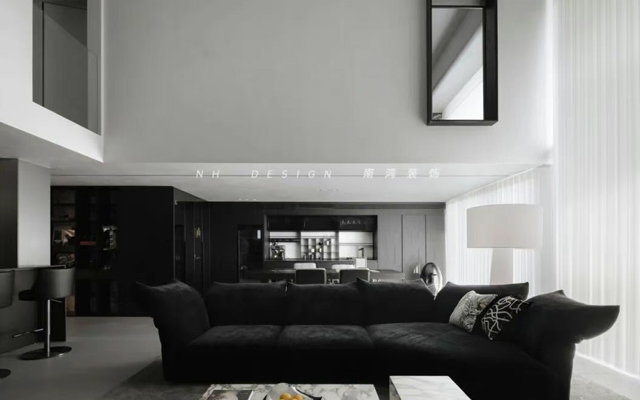 丽晶国际236㎡ | 出片率100%！他家的「黑色极简」成了朋友圈摄影赛爆款